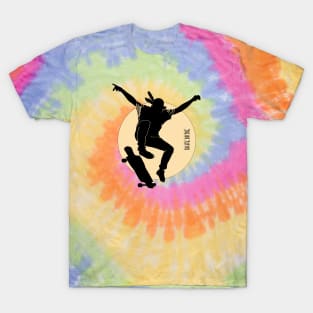 Jump' Skate or Die - Sepia T-Shirt